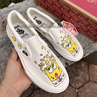 รองเท้า Vans Slip On Spongebob ใส่ได้ทั้ง ชาย หญิง ส่งฟรี