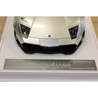 LB-PERFORMANCE LBWK MURCIELAGO SILVER 1/18