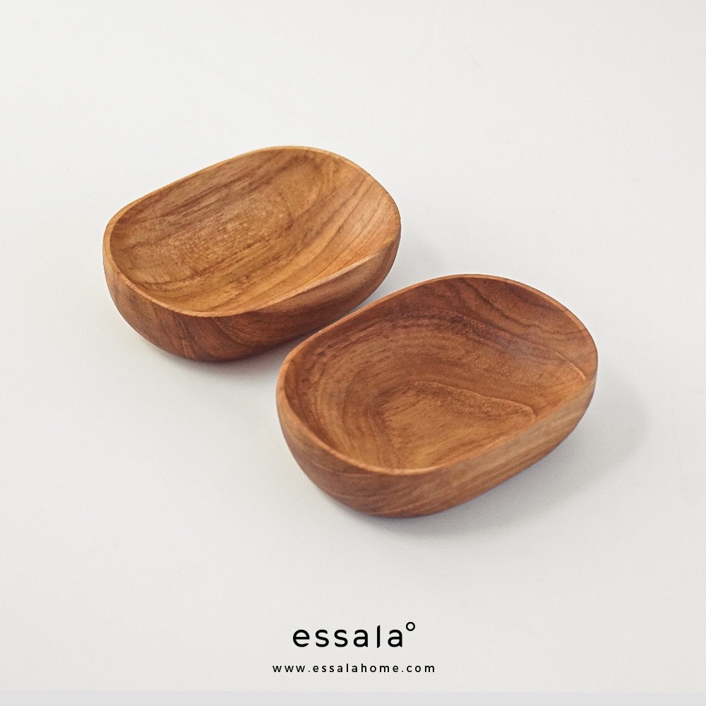 Essala- ถาดไม้สัก ถาดไม้จิ๋ว Tableware | TBW002