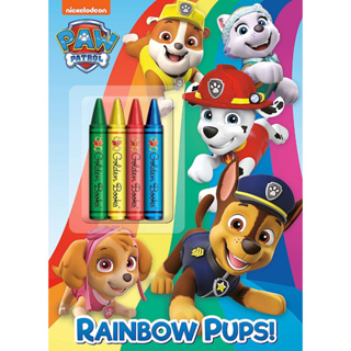 Rainbow Pups! (PAW Patrol) Paperback – Coloring Book