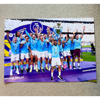 Poster Manchester City 2022/23 Premier League Winners (โปสเตอร์ฉลองเเชมป์พรีเมียร์ลีค เเมนซิตี้)