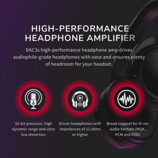 Audioengine DAC3 PORTABLE HEADPHONE AMPLIFIER & DAC