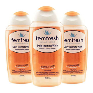 พร้อมส่ง femfresh หญิงคาโมไมล์โลชั่นส่วนส่วนตัวลิลลี่ ไพรเวทแคร์ เลดี้แคร์โลชั่น แบบล้างจุดซ่อนเร้น 250ml Ph4.5
