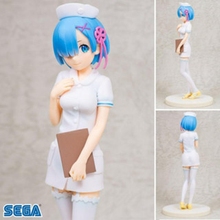 Model โมเดล งานแท้ 100% Sega จากการ์ตูนเรื่อง Re Zero รีเซทชีวิต ฝ่าวิกฤตต่างโลก Starting Life in Another World Rem เรม