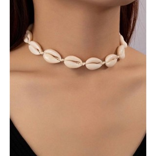 *พร้อมส่งจากไทย* Boho Shell Necklace สร้อยคอเปลือกหอย