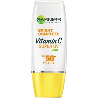 กันแดดเนื้อแมท 15 / 30 ml Garnier Bright Complete Super UV Matte Finish SPF50+ PA+++