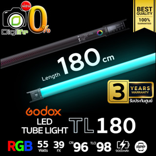 ผ่อน 0%** Godox LED TL180 RGB 55W 2700-6500K 9000mAh - รับประกันศูนย์ Godox Thailand 3ปี ( Stick, Tube )