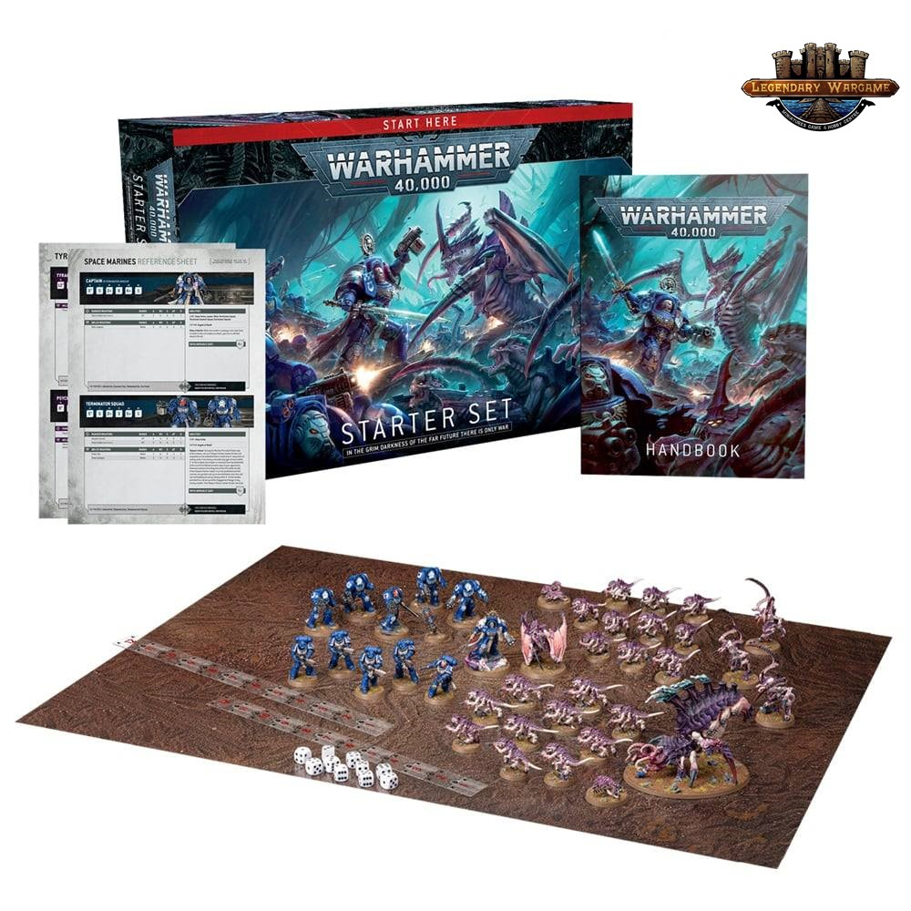 (200B พร้อมส่ง) WARHAMMER 40K: STARTER SET (ENG) โมเดลเกมสนามจำลองชุดสำหรับเริ่มต้น