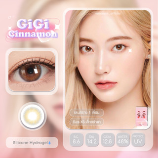 Nanalens/Sisse Lens รุ่น GiGi สี Cinnamon Brown คอนแทคเลนส์รายเดือน