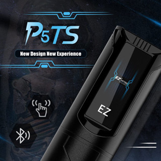 เครื่องสักไร้สาย EZ P5 Touchscreen Bluetooth Footswitch Wireless Battery Tattoo Pen Machine