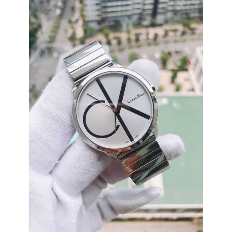 ⌚🥰นาฬิกาข้อมือ ชาย/หญิง เท่ห์ๆNEW Calvin Klein Minimal Silver Dial Men's Watch
✔️หน้าปัด 40 mm. เรือนเงิน