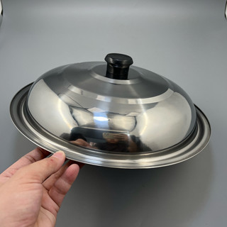ฝาครอบกระทะสแตนเลส มี ฝากระทะ ฝาครอบหม้อ ฝาครอบสเตนเลส ฝาครอ…