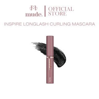 [Free Gift] MUDE INSPIRE LONGLASH CURLING MINI MASCARA   01 BLACK  สีดำ 3.5 g ( มาสคาร่า กันน้ำ)