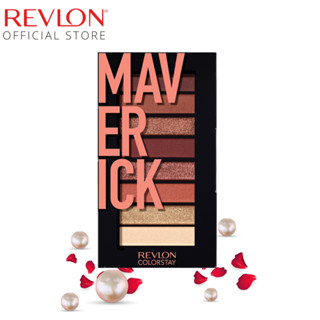 Revlon ColorStay Look Book Eyeshadow Palette เรฟลอน คัลเลอร์สเตย์ ลุคส์ บุ๊ค พาเลท (อายแชโดว์เรฟลอน , ประกายเมทัลลิค , เครื่องสำอาง)