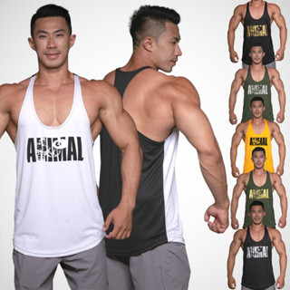 ANIMAL เสื้อกล้ามเพาะกายทรงคลาสสิค Bodybuilding Dry Fit Gym Tank Top