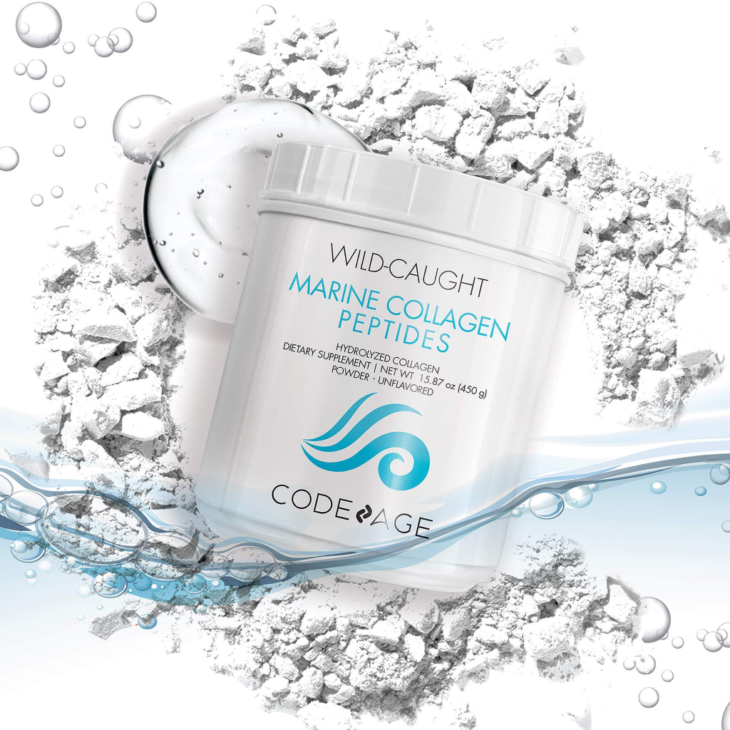 สินค้าพร้อมส่ง*ไฮโดรไลซ์คอลลาเจน Codeage, Wild-Caught Marine Collagen Peptides, Unflavored, 450 g