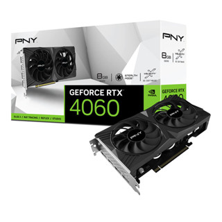 PNY GeForce RTX 4060 VERTO Dual Fan 8GB Graphics Card การ์ดจอ (VCG40608DFXPB1)