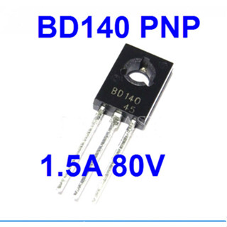 (5ชิ้น)BD140 80V 1.5A PNP Bipolar Power Transistor