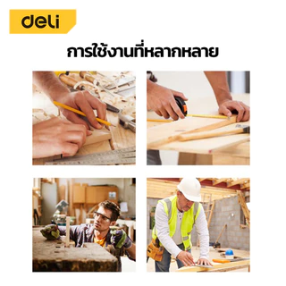 Deli แคลมป์ตัวF 6นิ้ว 12นิ้ว 18นิ้ว แคลมป์จับชิ้นงาน ที่จับชิ้นงาน ปรับระยะแคลมป์ได้ ไม่เสียรูปง่าย F-Clamp