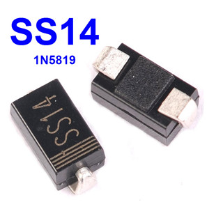 (10ชิ้น)SS14 (SMA) 1N5819 SCHOTTKY BARRIER DIODE 40V/1A