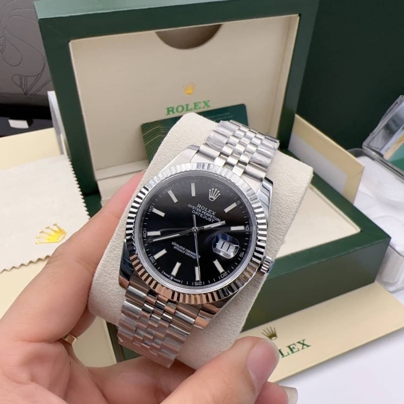 นาฬิกาข้อมือ Rolex Datejust CC clean (พร้อมกล่องใส travel case)