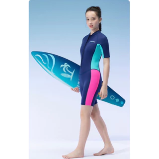 ชุดว่ายน้ำ เก็บอุณหภูมิ Dive&Sail ของเด็กโต/วัยรุ่น หนา2.5mm