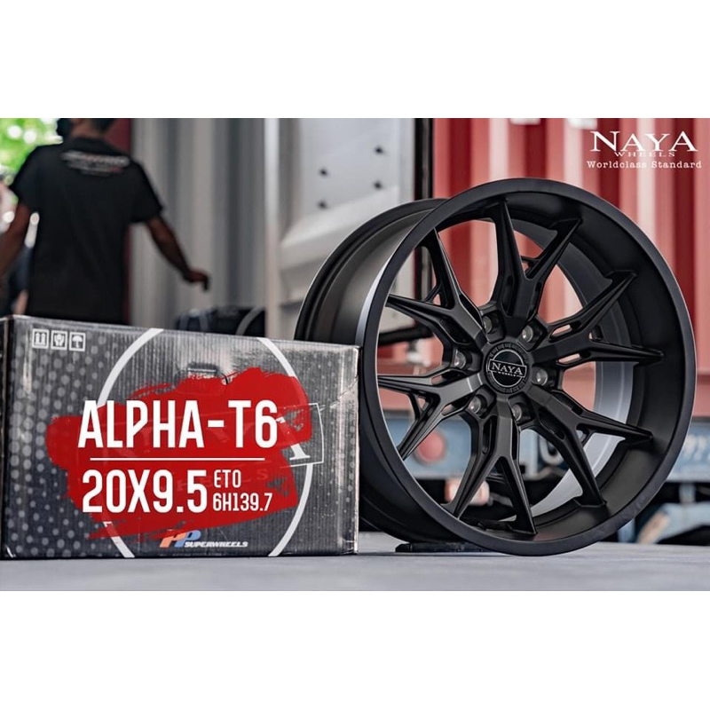 New model ล้อแม็กซ์ Naya alpha T6 ขอบ 20 สองสี สองสไตล์ วีไอพี หรูหรา อย่างลงตัว ราคาต่อสี่วง นิยามใ