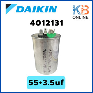 DAIKIN 4012131 COMP. CAPACITOR 55+3.5uf 440 VAC คาปาซิเตอร์ (แค็ปรัน)