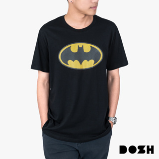 DOSH UNISEX T-SHIRTS BATMAN เสื้อยืดคอกลม แขนสั้น ผู้ชาย-ผู้หญิง DBMT5297-BL