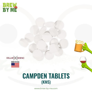 Campden Tablets (KMS) เม็ดละ 6 บาท