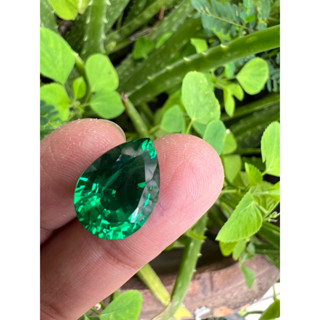 Lab emerald 12x16 mm Hardness mohs scale 7 Green gemstone