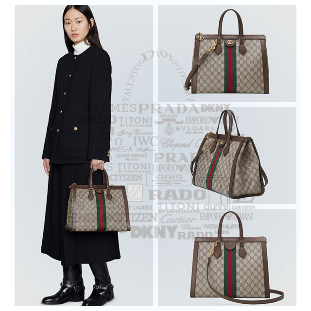 Gucci/Ophidia Series/GG/Medium/Tote Bag