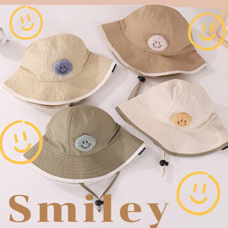 New! หมวกเด็ก 1-5 ปี มินิมอล ทรงบักเกต รุ่น Smiley Kids