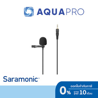 Saramonic SR-UM10-M1 Lavalier Microphone 3.5mm Male for Saramonic UwMic9, UwMic10, UwMic10TH, UwMic11TH, Vm By Aquapro