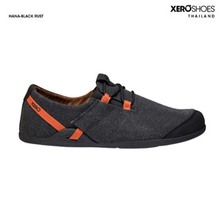 XERO SHOES Barefoot shoe รองเท้าผ้าใบรุ่น HANA ผู้ชาย สี Black Rust รองเท้าลำลอง เดิน HHM-BRU