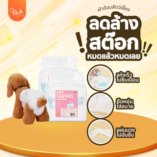 [🔥ลดแรง] PawSociety ผ้าอ้อมสุนัข ผ้าอ้อมหมา โอบิ แพมเพิสสุนัข ผ้าอนามัยสุดนัข Pet Diapers