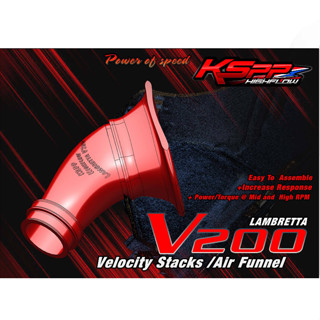 คอกรอง Lambretta V200 ท่อกรอง  Lambretta V200  VelocityStack Lambretta V200  [KSPP]