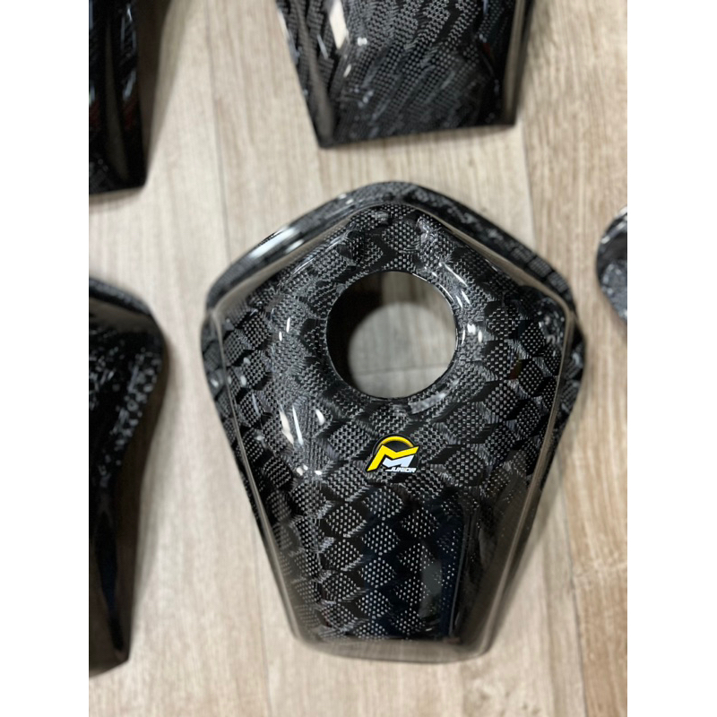 ครอบถัง คาร์บอน CRF300L ผ้าคิวบิค อะไหล่แต่งวิบาก