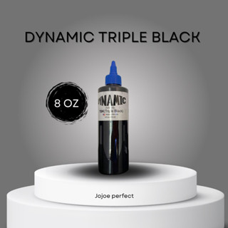 สีสัก Dynamic Triple Black 8 oz (สีดำ)