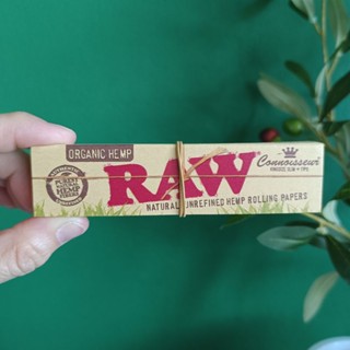 แท้ 100% RAW Organic Hemp Connoisseur King Size Slim + Tips