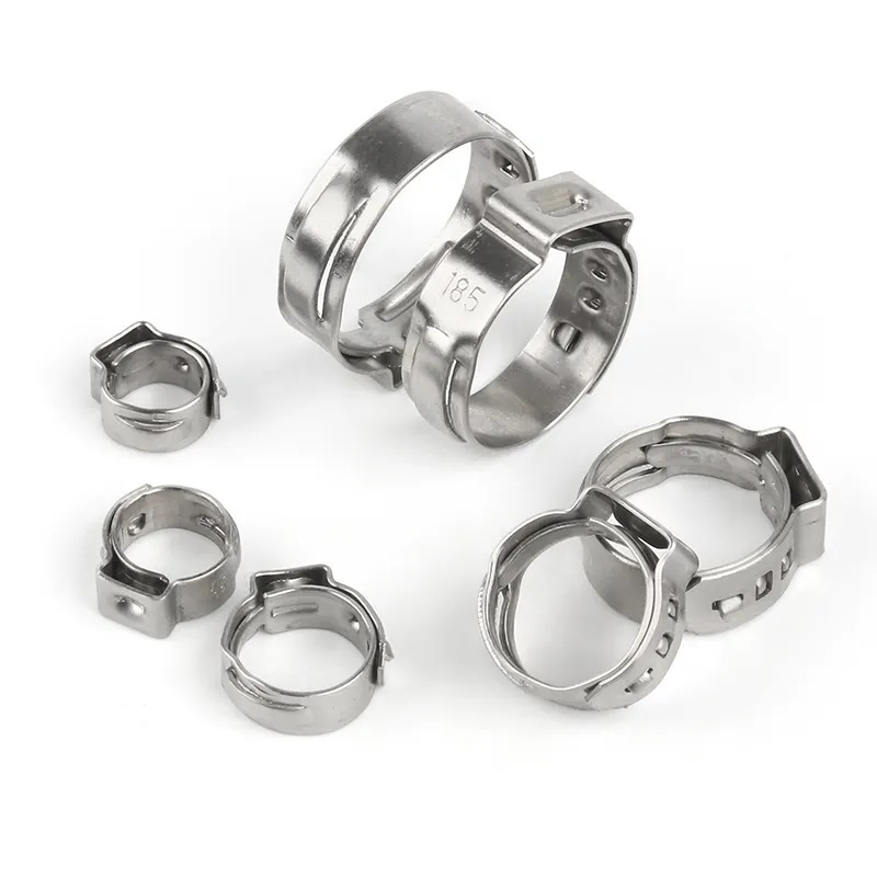 แคลมป์รัดท่อ แคลมป์หู สำหรับสายนัำมัน สายน้ำแรงดัน 304สแตนเลสชุด80 ตัว - รูปที่ 7