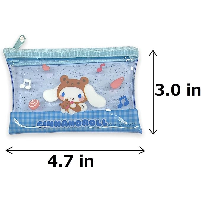 [ลายใหม่มาเพิ่ม👛] กระเป๋าใส่เงิน,เหรียญ Sanrio Cinnamoroll, Pochacco Mini pouch ลิขสิทธิ์เเท้จากญี่ปุ่น 🇯🇵 - รูปที่ 3