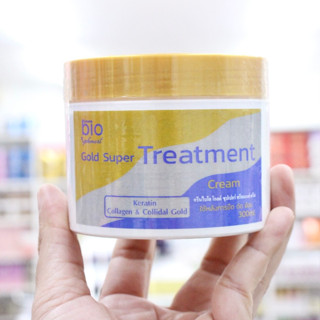 ครีมหมักผมไบโอ กระปุกทอง 300ml. ใช้หลังการยืด ดัด ย้อม Elracle Bio Treatment Cream 3in1 หมักไบโอ ไบโอ หมักไบโอทอง