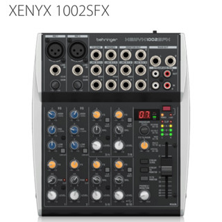 BEHRINGER XENYX 1002SFX พร้อม USB Streaming Interface และเอฟเฟกต์ของ Klark Teknik สตรีม พอดแคสต์ Liveสด