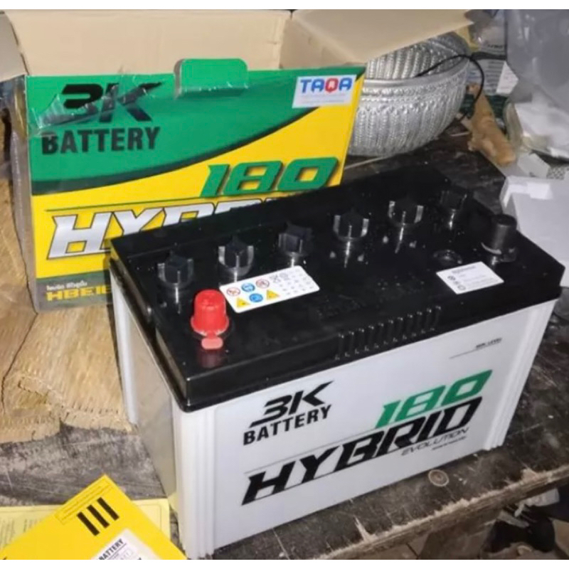 แบตเตอรี่รถยนต์ 3K รุ่น HB180L / HB180R 2500-2700 cc แบตเตอรี่รถยนต์ กึ่งแห้ง 3K Battery แบต 80 แอมป