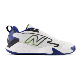 New Balance รองเท้าเทนนิสผู้ชาย Fresh Foam X CT-Rally (2E) Wide | White/Marine Blue/Thirty Watt/Black ( MCHRALW1 )