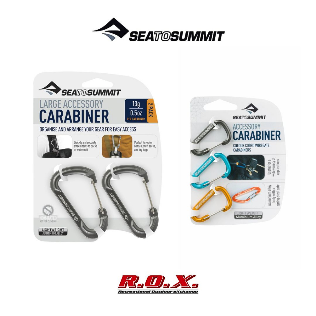 SEA TO SUMMIT ACCESSORY CARABINER ห่วงเกี่ยวอเนกประสงค์ คาราไบเนอร์