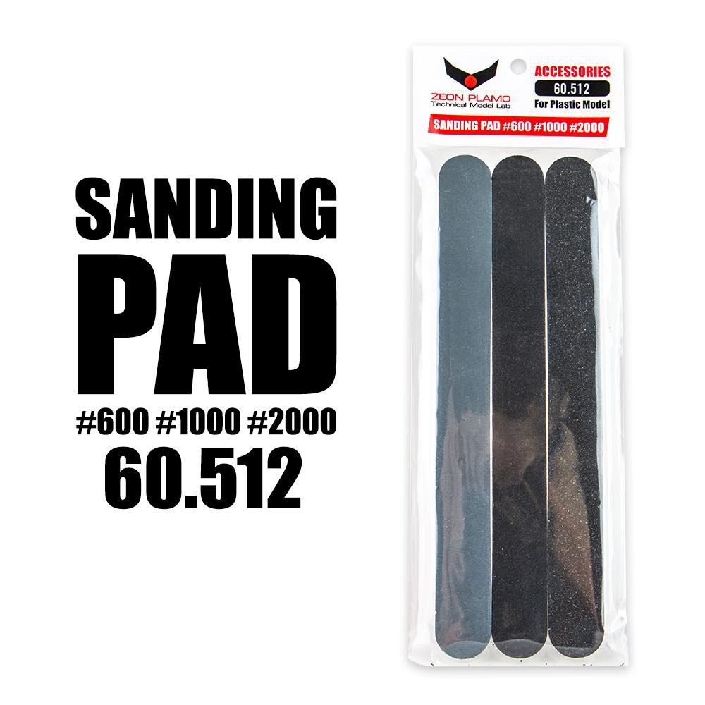 Zeon Plamo Sanding Pad #600 #1000 #2000