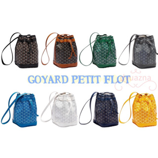 แบรนด์ใหม่ 100% ของแท้ GOYARD Petit Flot Drawstring กระเป๋าสะพายไหล่ข้างหนึ่ง