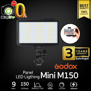 Godox LED M150 9W 5600K 3000mAh - Mini Video Light - รับประกันศูนย์ Godox Thailand 3 ปี